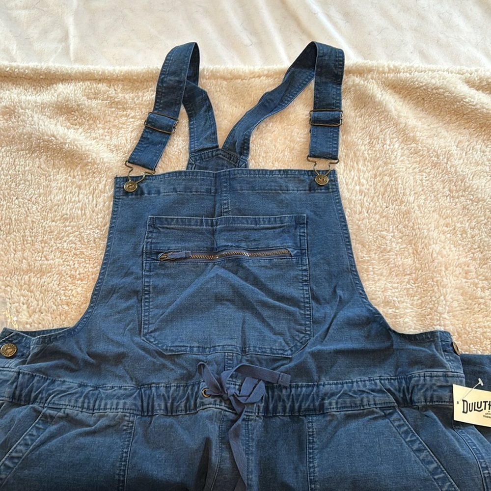 Brand new, still in original packaging, deluth trading blue/navy overalls.